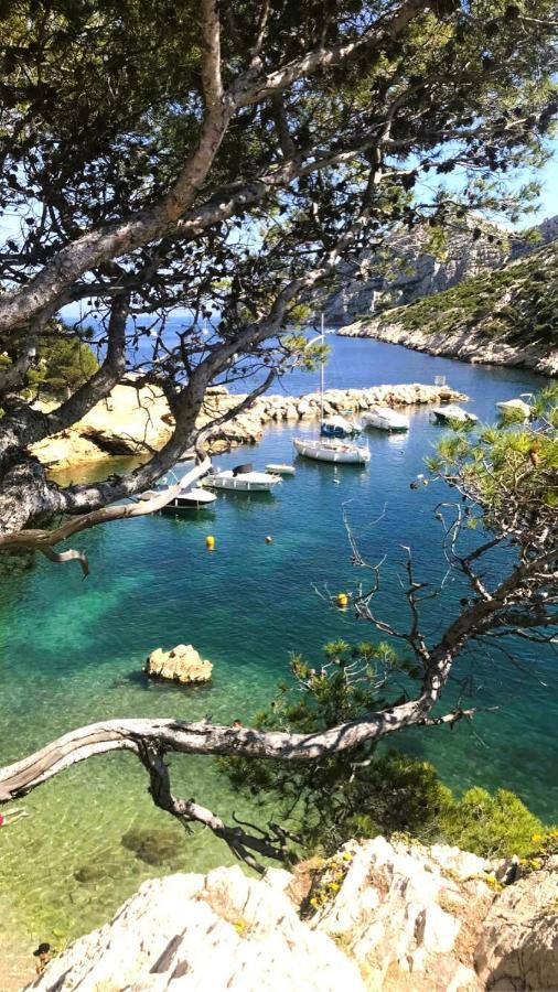 Le Sept Charmant Studio Aux Portes Des Calanques Cassis Esterno foto