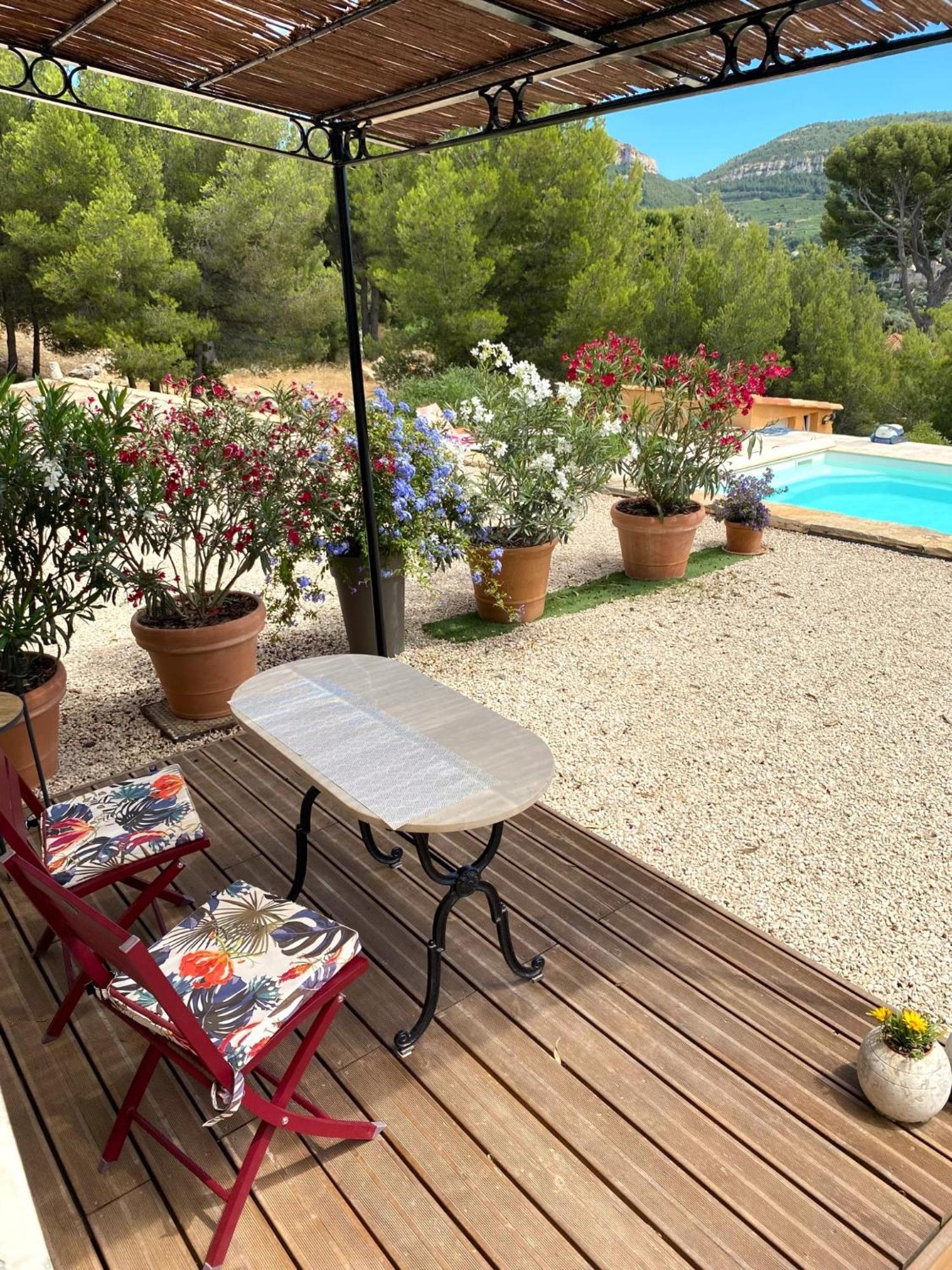 Le Sept Charmant Studio Aux Portes Des Calanques Cassis Esterno foto